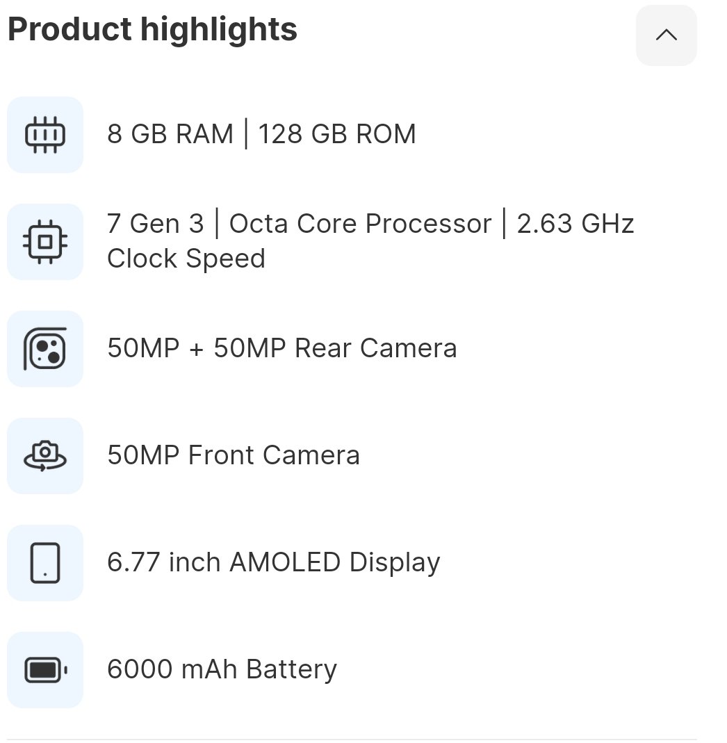 Product details and specifications